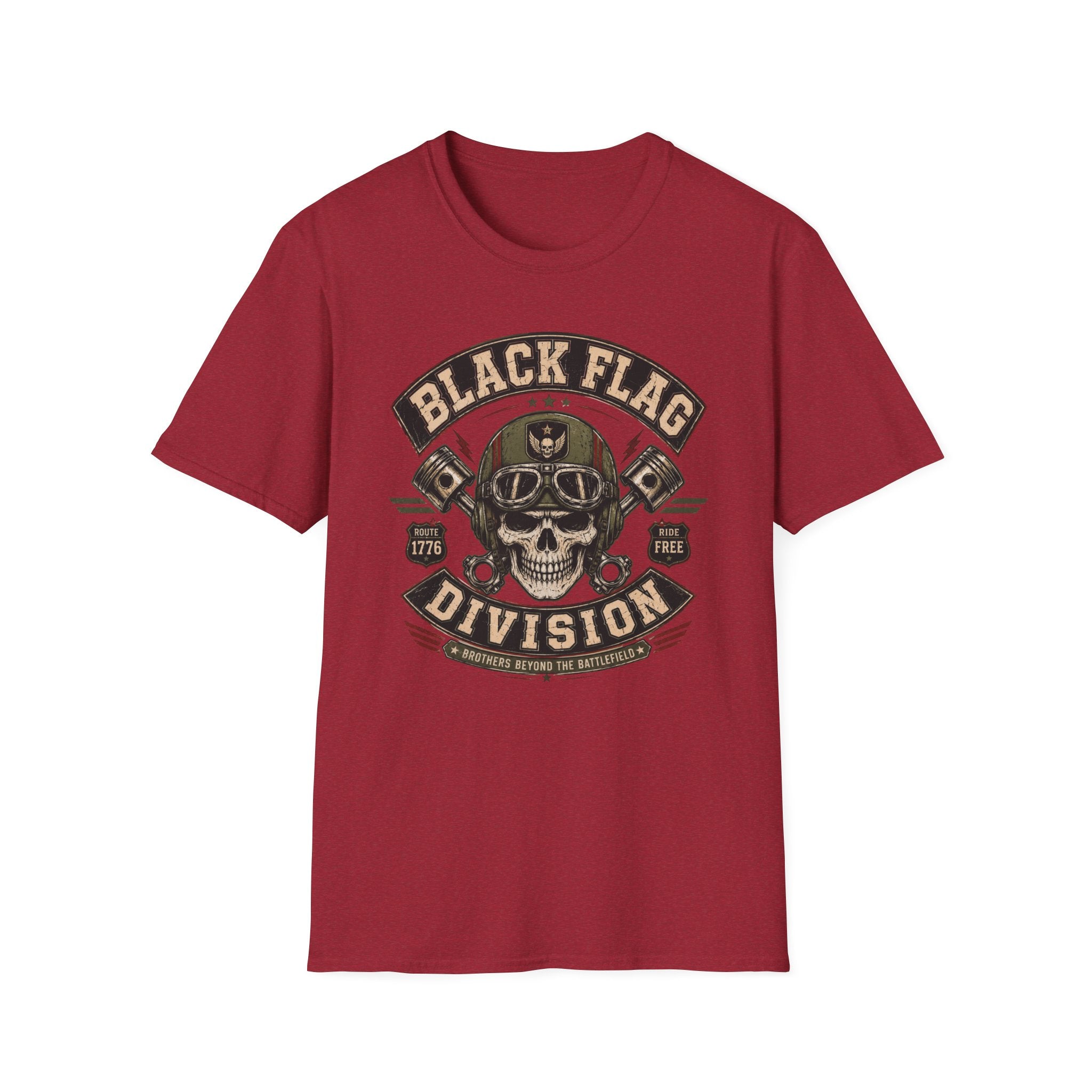 Black Flag Division Skull T-Shirt