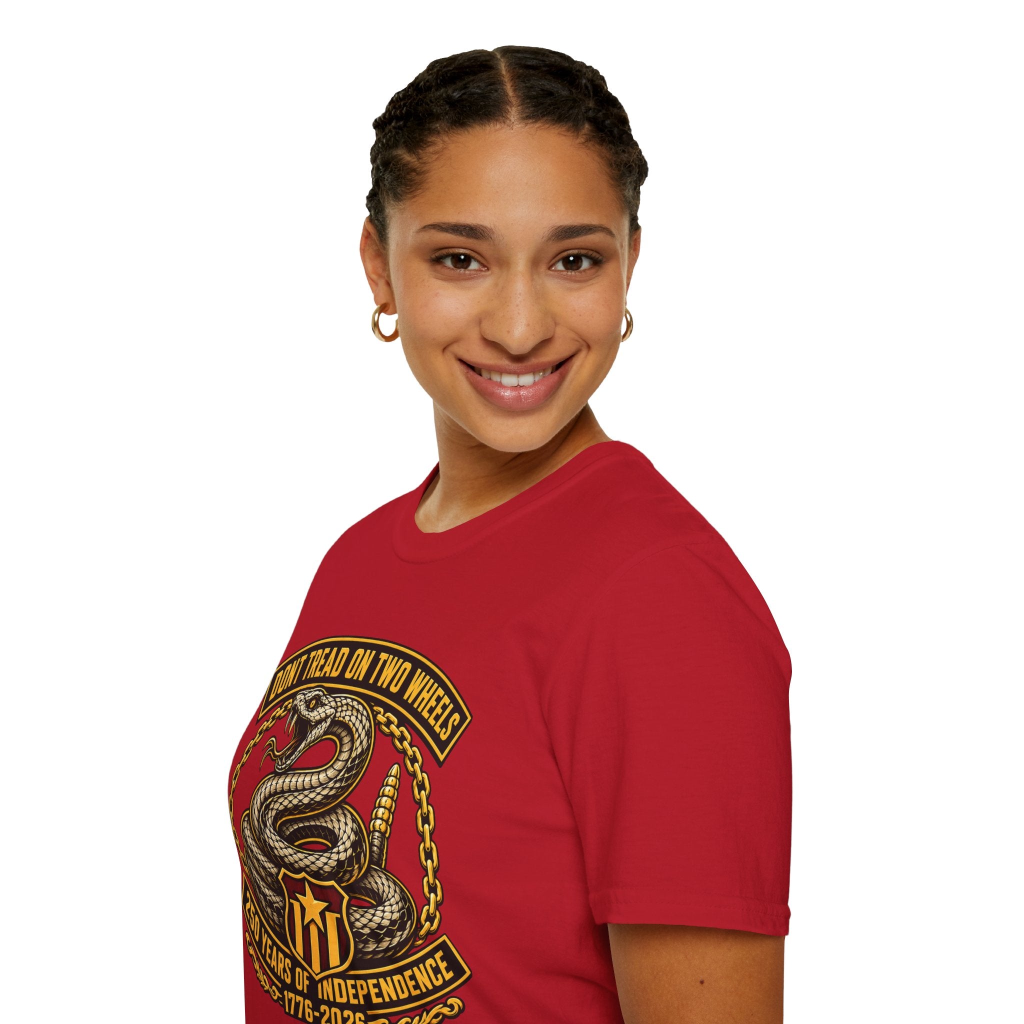 DON'T TREAD ON TWO WHEELS T-SHIRT