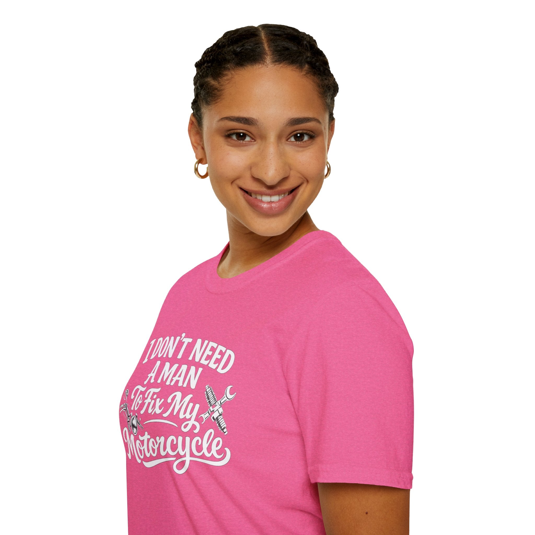 I Don't Need A Man To Fix My Motorcycle T-Shirt