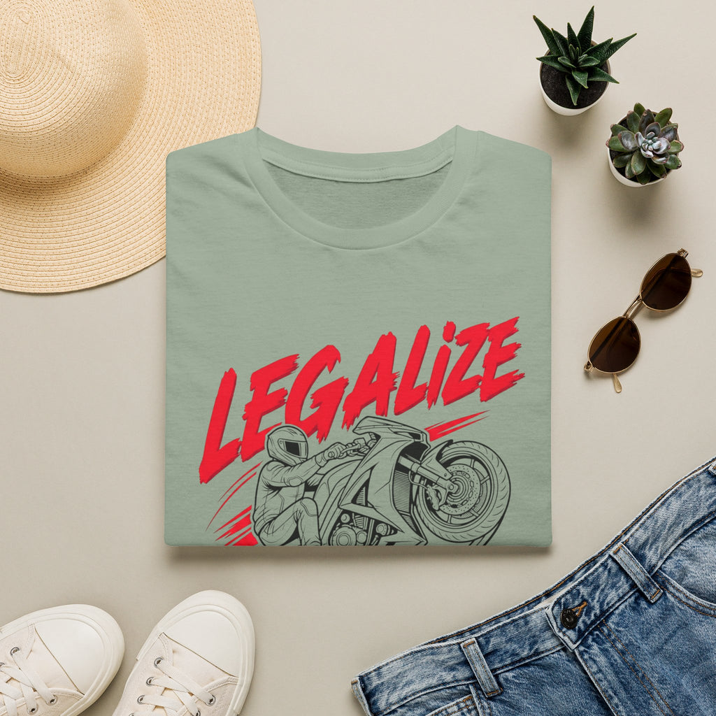 LEGALIZE WHEELIES T-SHIRT