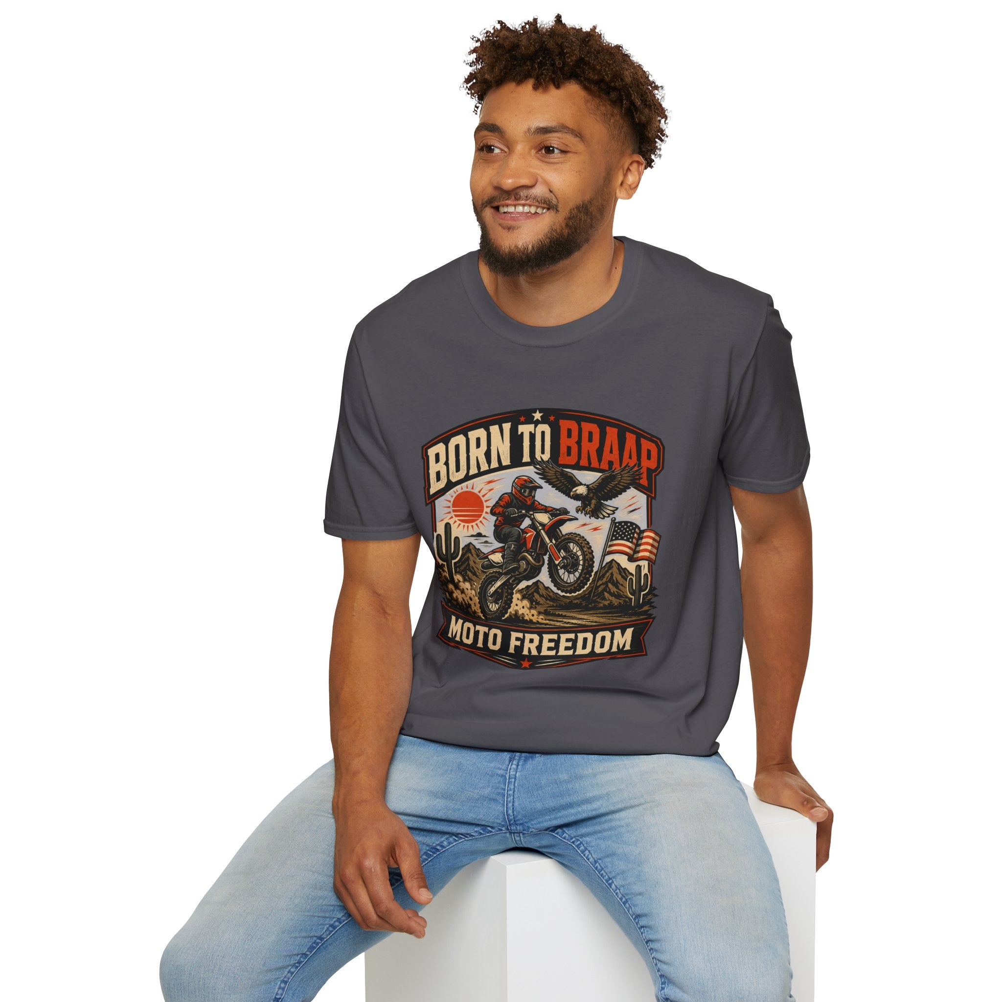 Born to Braap Moto Freedom T-Shirt