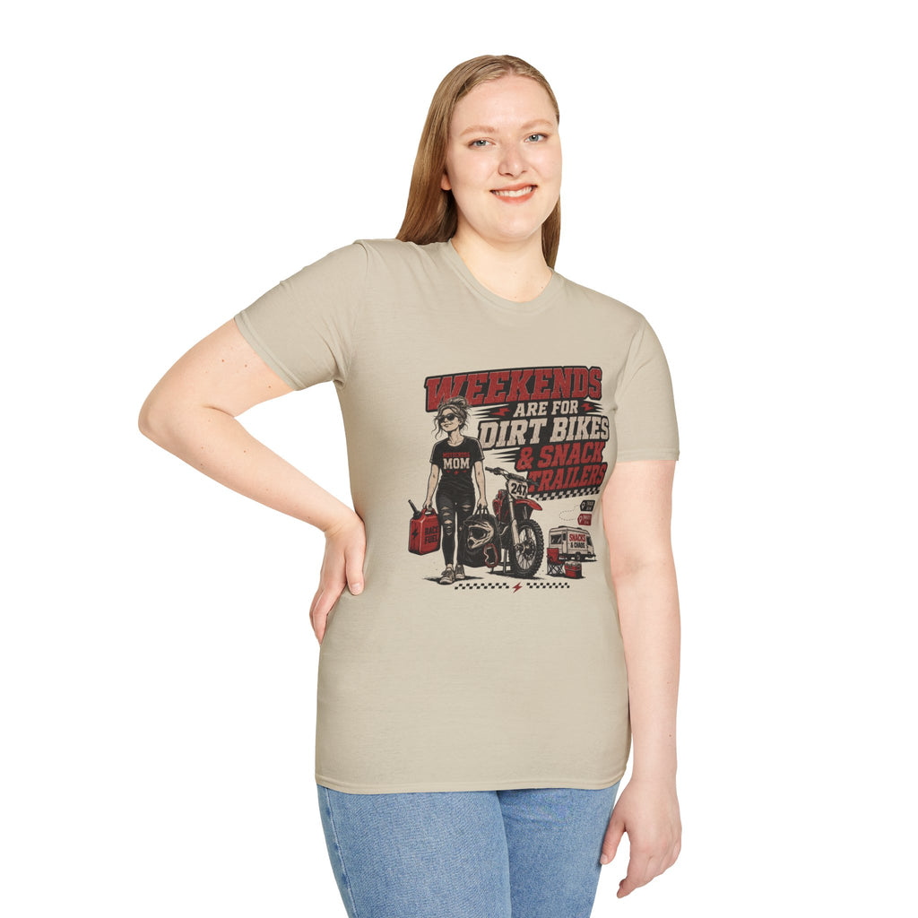 Weekends Are For Dirt Bikes & Snack Trailers T-Shirt