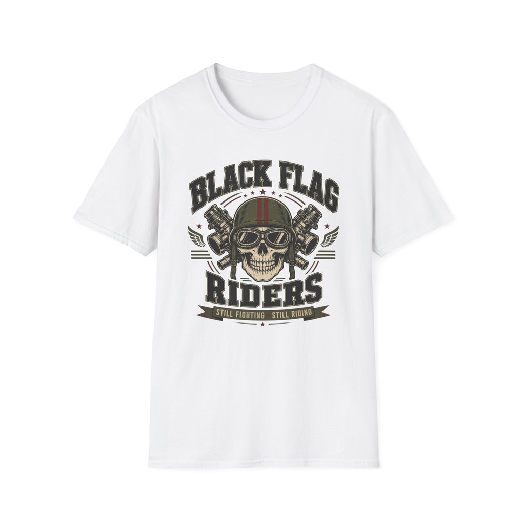 Black Flag Riders Skull T-Shirt