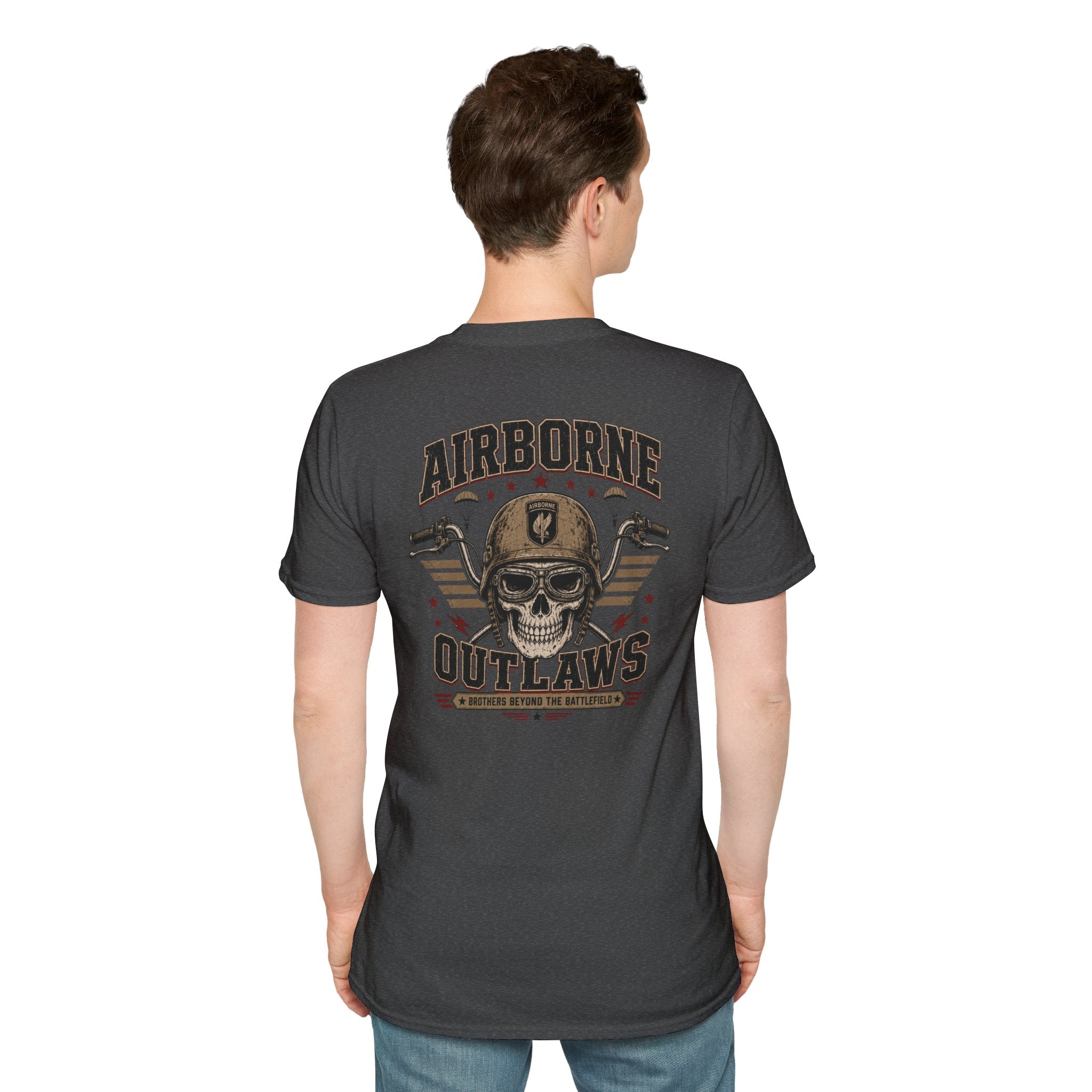 Airborne Outlaws Skull T-Shirt