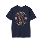 Live To Ride and Ride To Live Patch T-Shirt