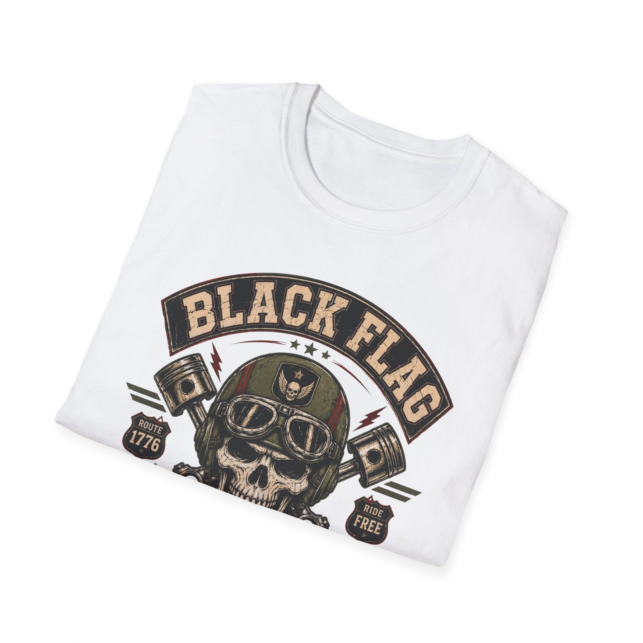 Black Flag Division Skull T-Shirt