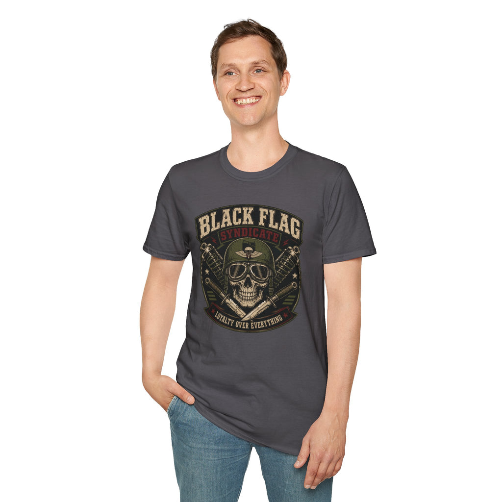Black Flag Skull Patch T-Shirt
