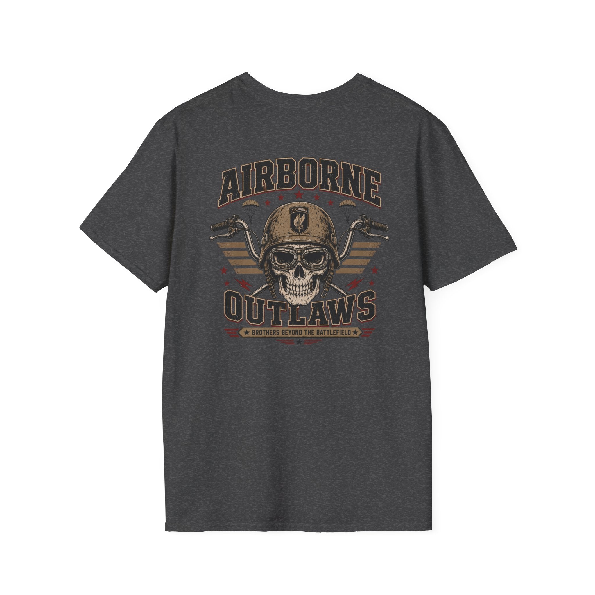 Airborne Outlaws Skull T-Shirt