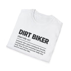 Dirt Biker Definition T-Shirt