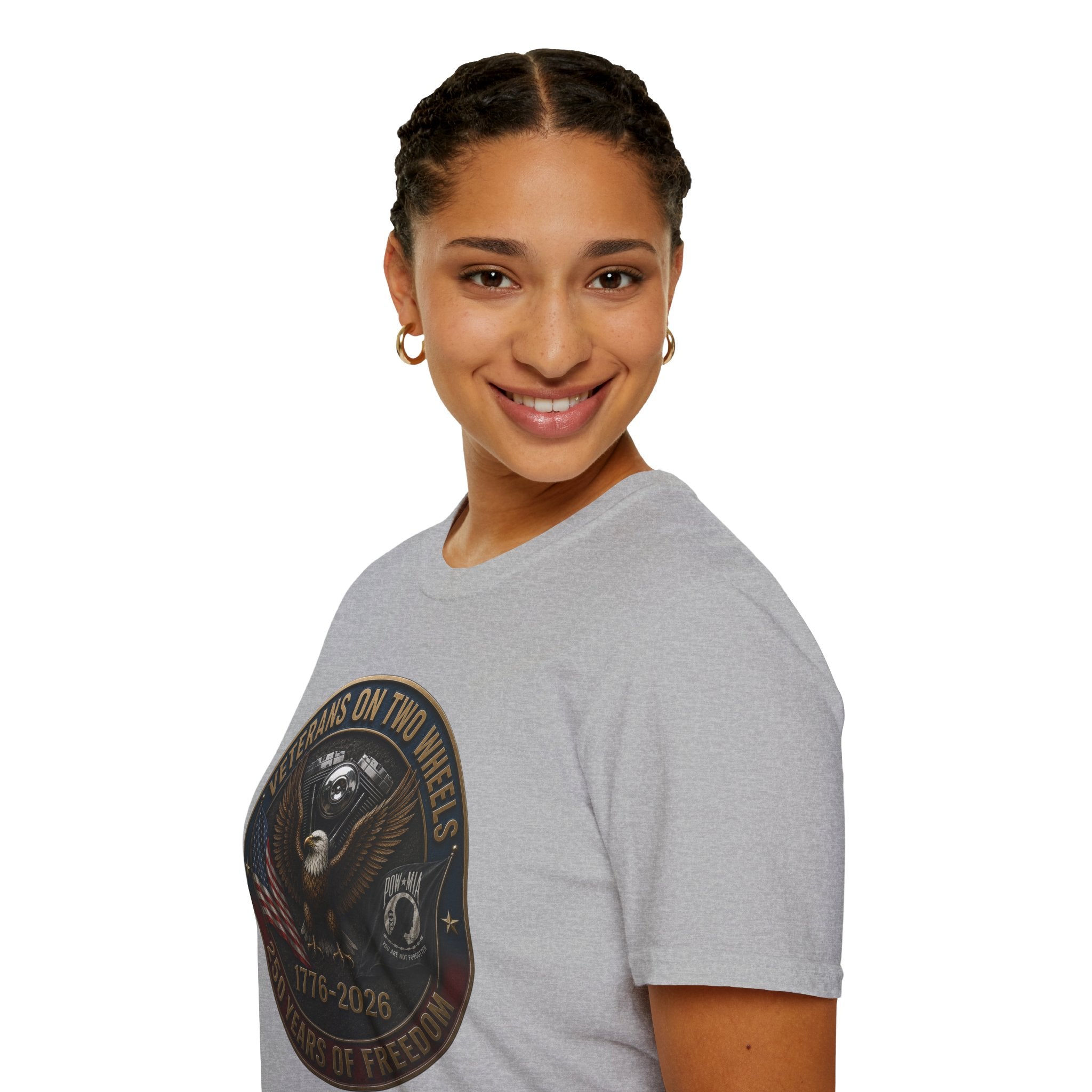 VETERANS ON TWO WHEELS T-SHIRT