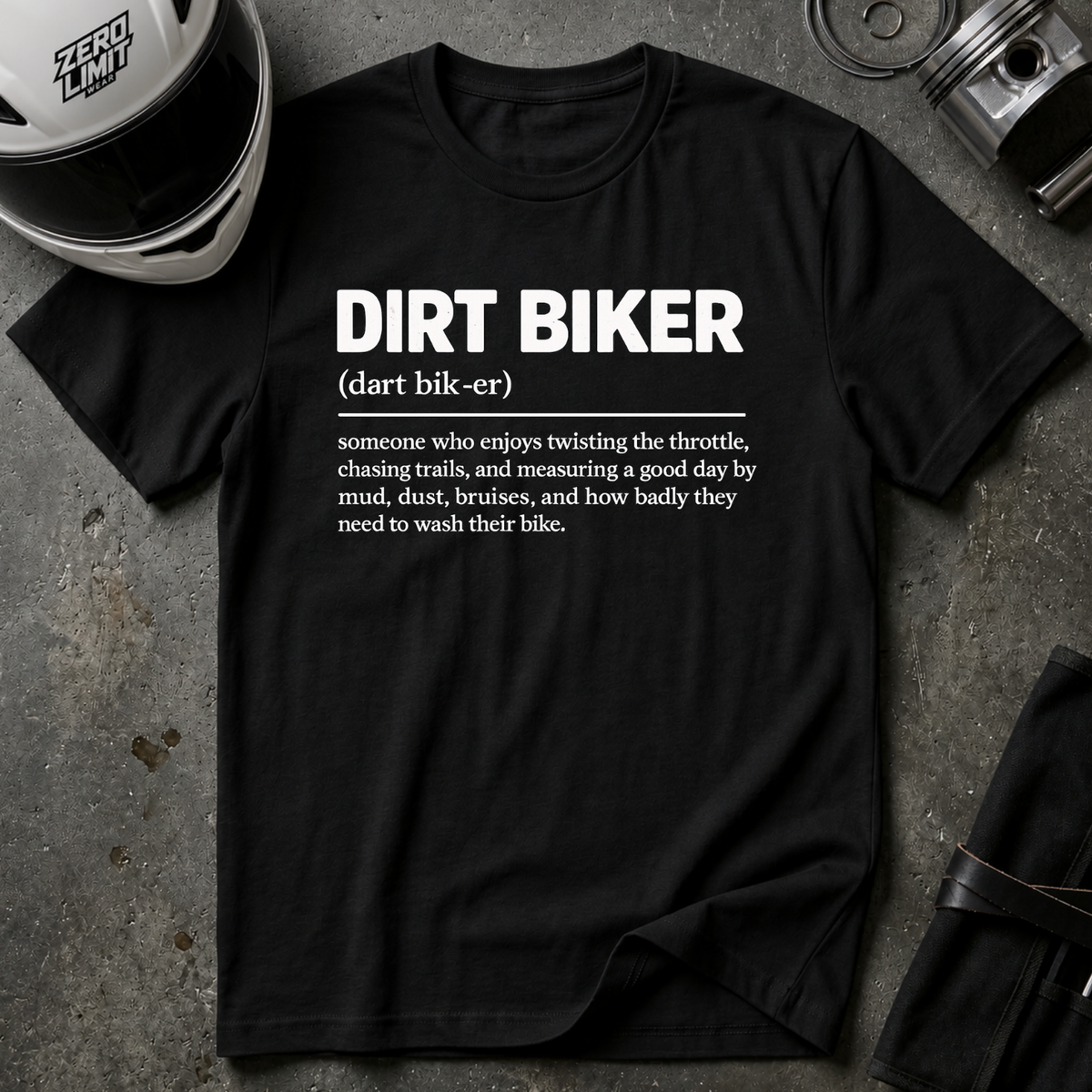 Dirt Biker Definition T-Shirt