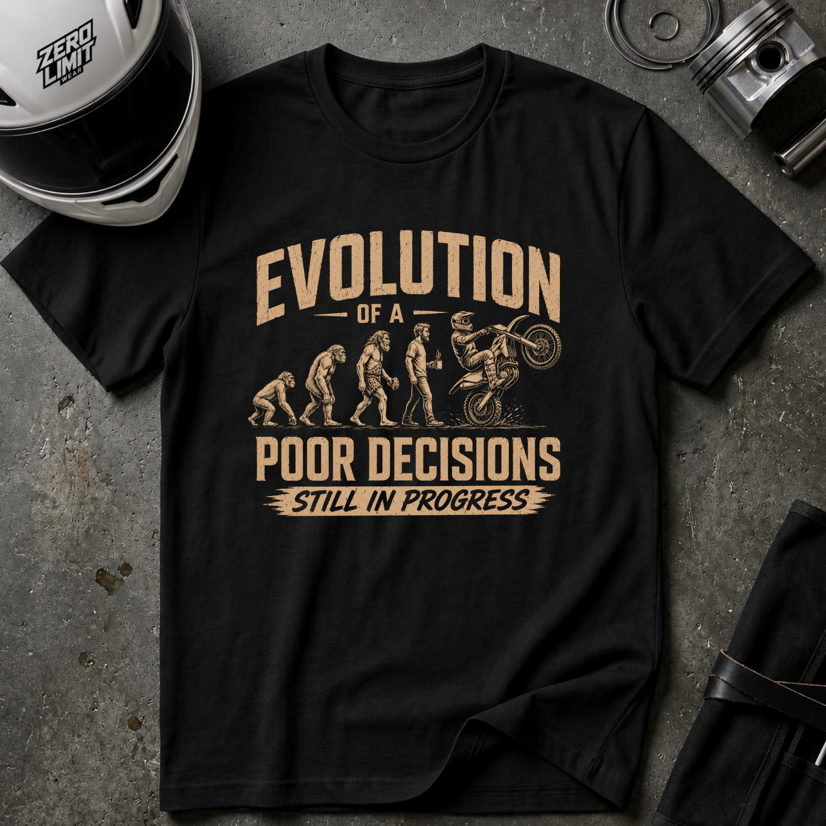 Evolution of Poor Decisions T-Shirt
