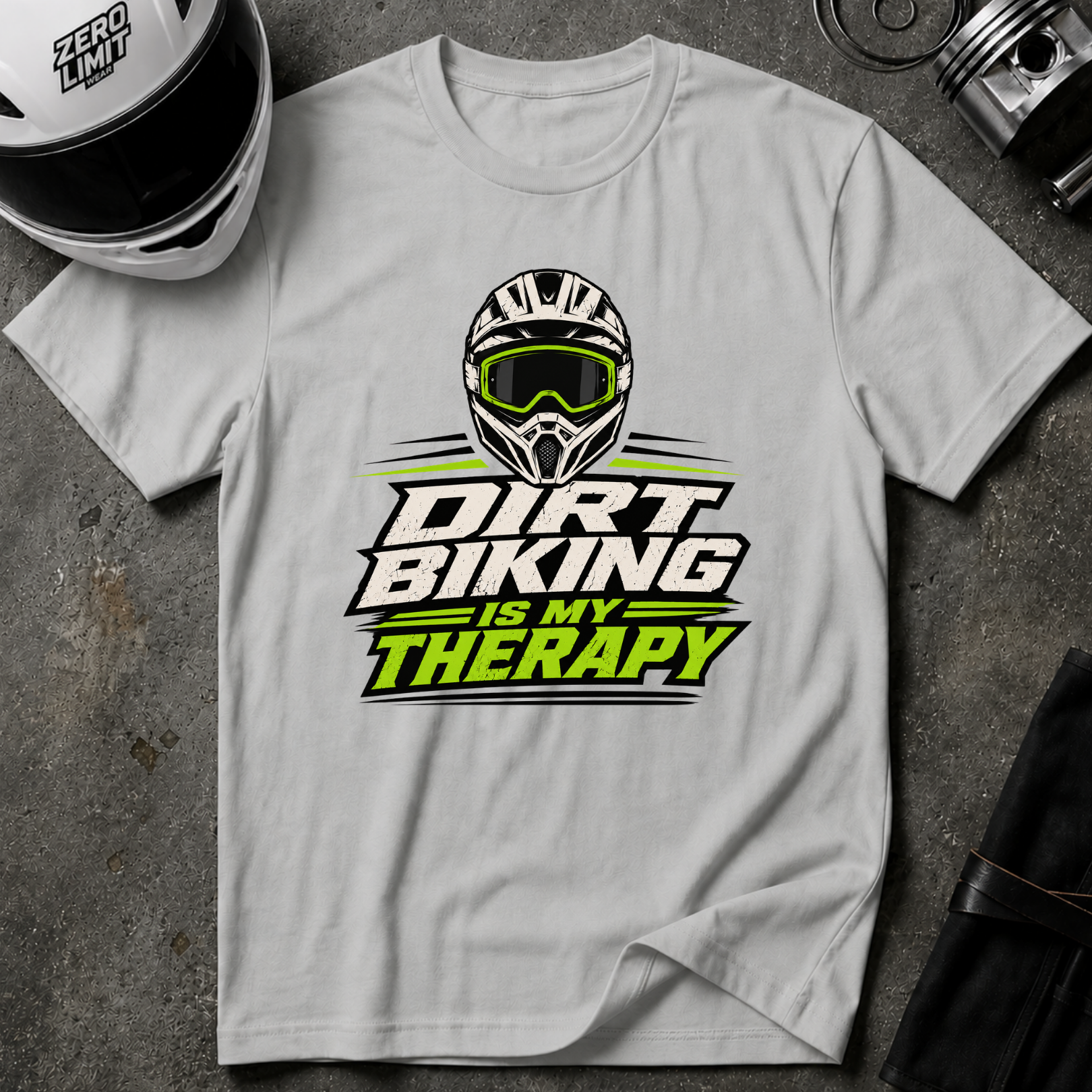 Dirt Biking Is My Therapy T-Shirt