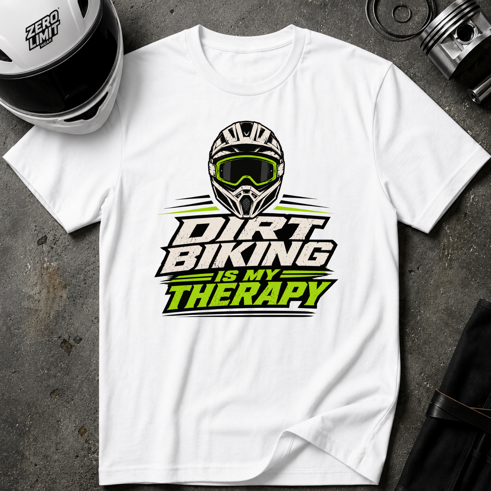 Dirt Biking Is My Therapy T-Shirt
