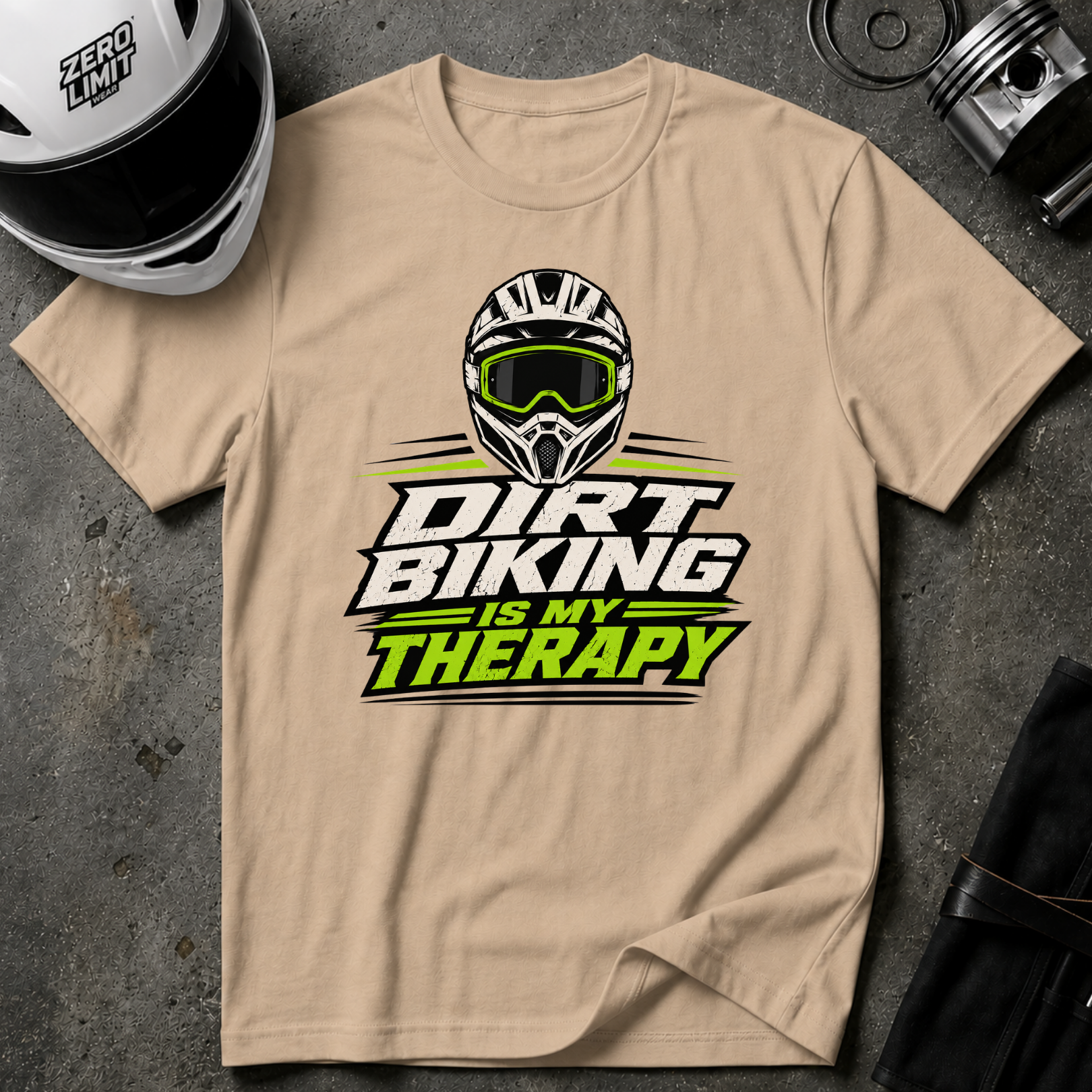 Dirt Biking Is My Therapy T-Shirt