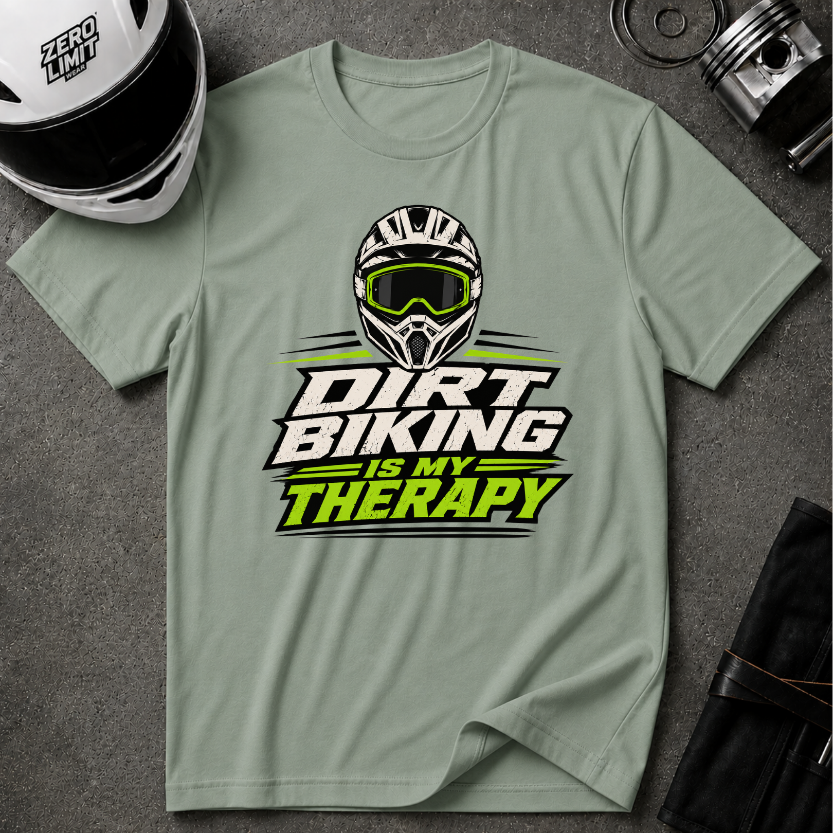 Dirt Biking Is My Therapy T-Shirt