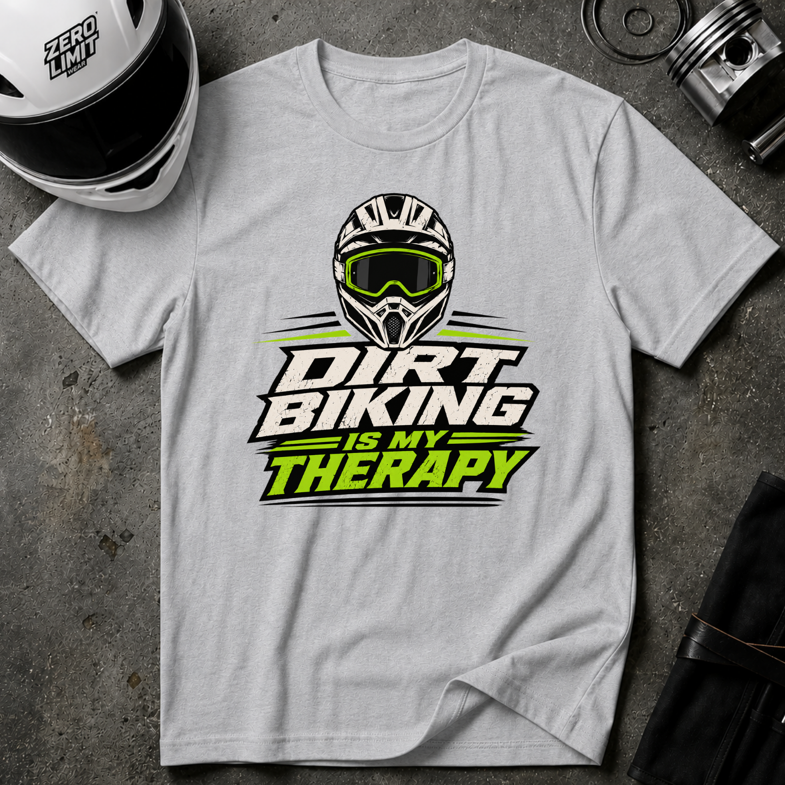 Dirt Biking Is My Therapy T-Shirt