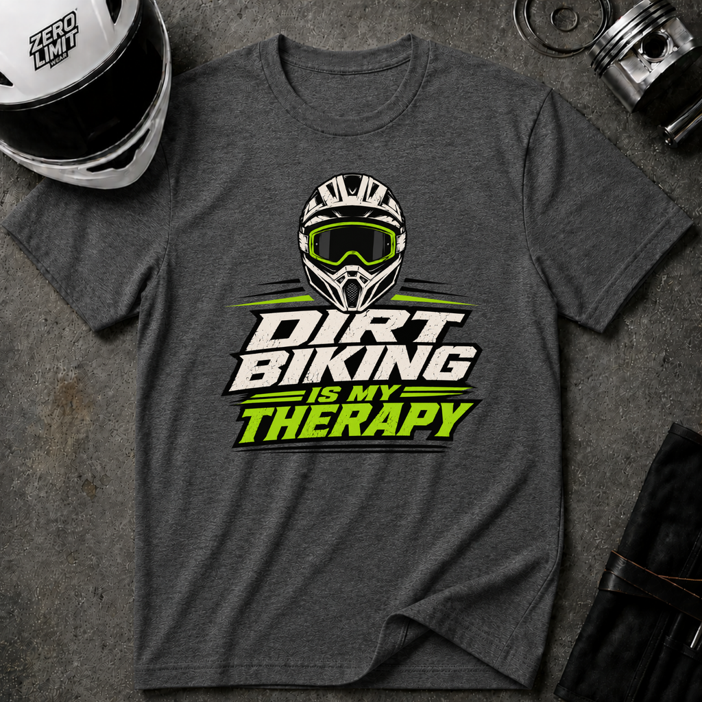 Dirt Biking Is My Therapy T-Shirt