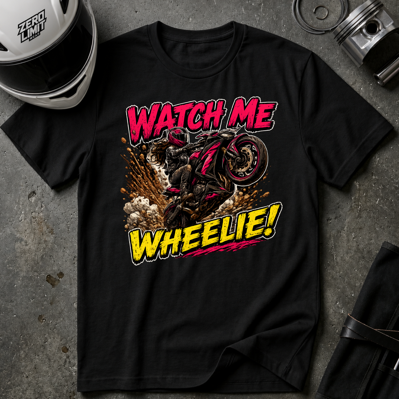 Watch Me Wheelie (Woman) T-Shirt