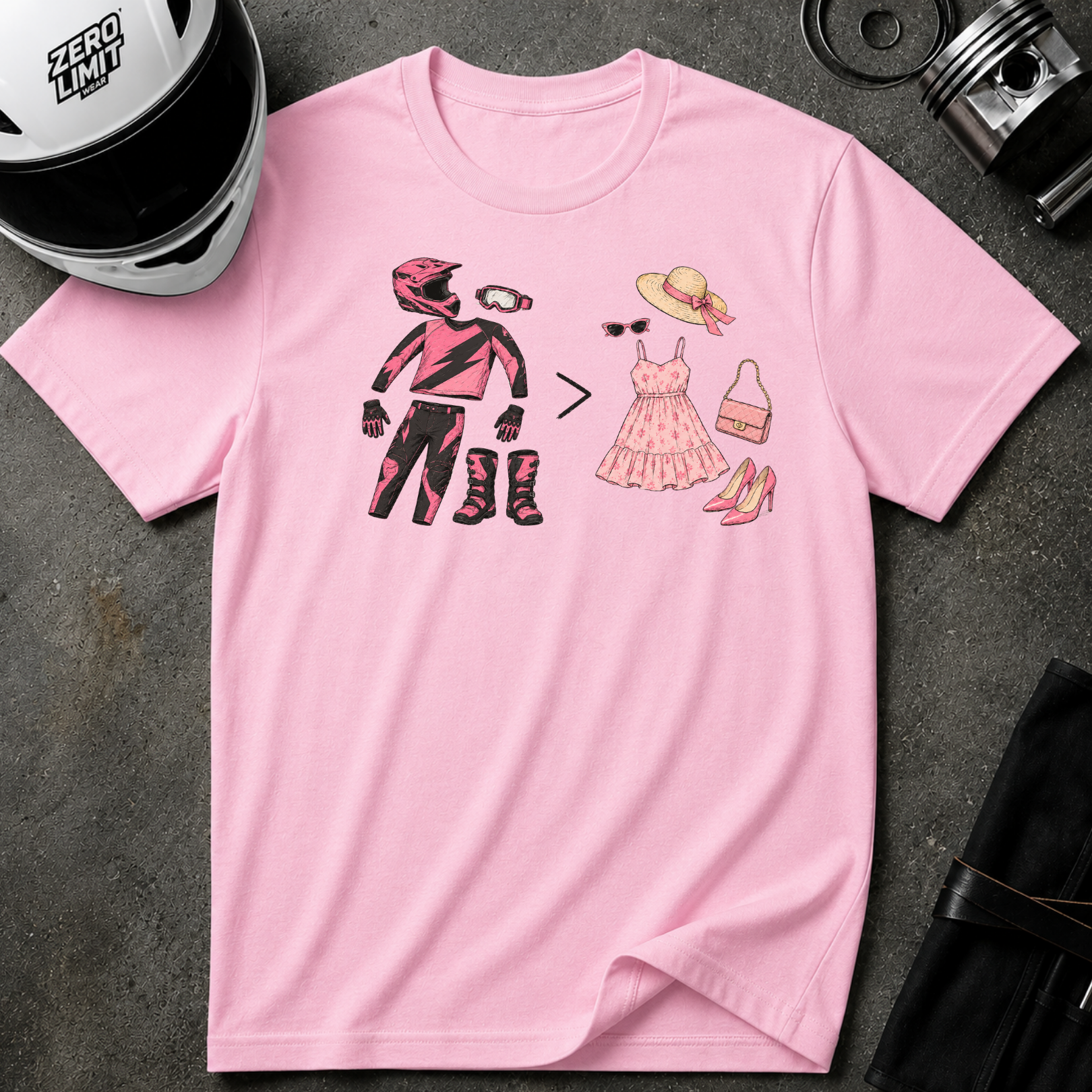 Gear Over Dressy T-Shirt