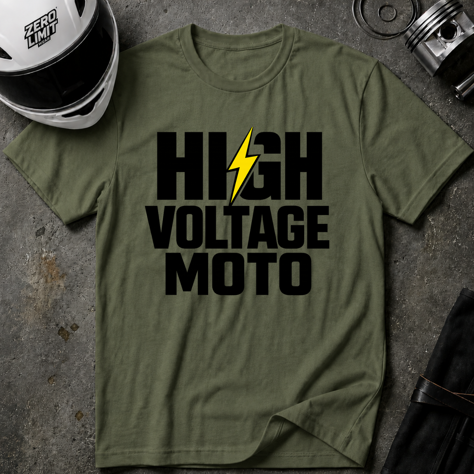 High Voltage Moto T-Shirt