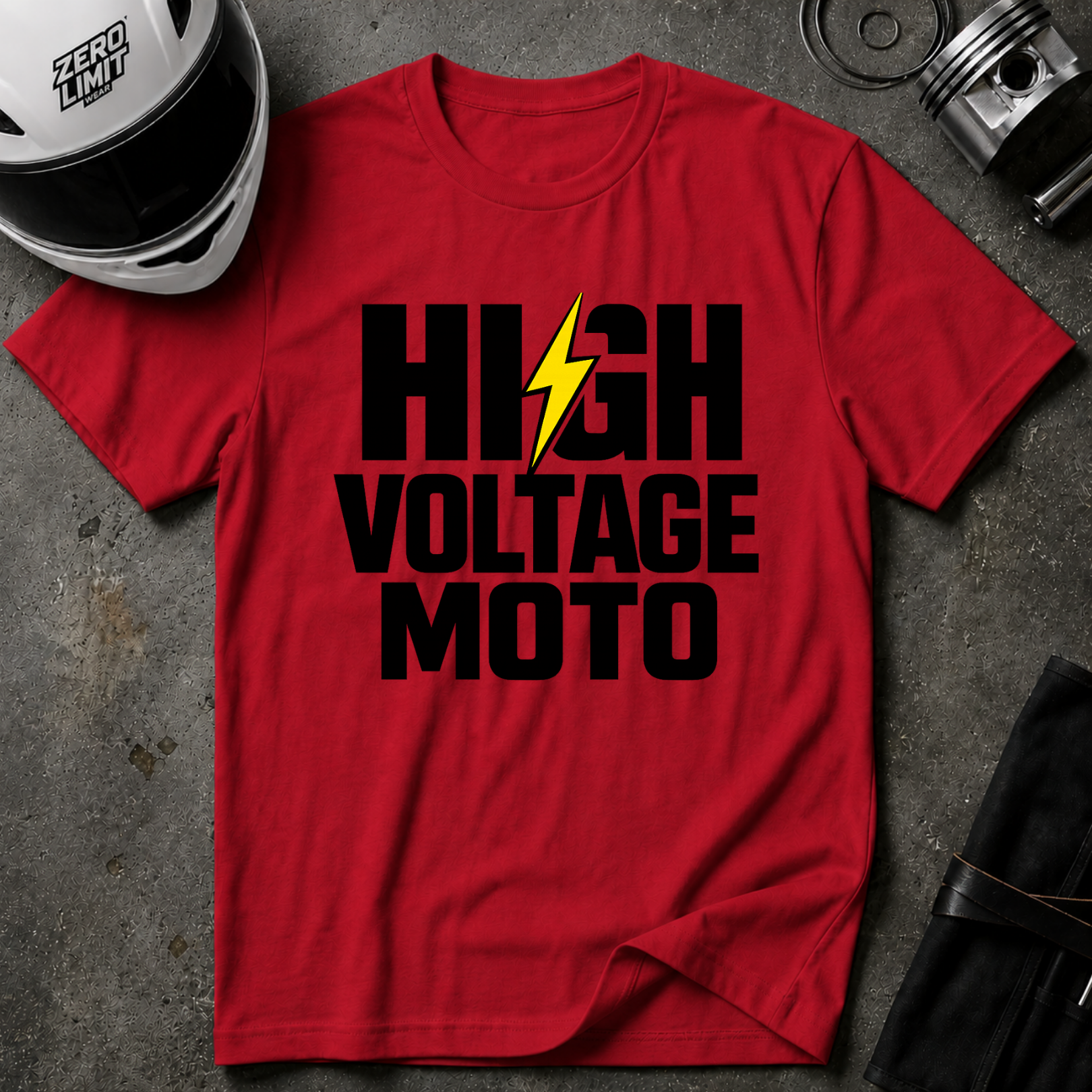 High Voltage Moto T-Shirt