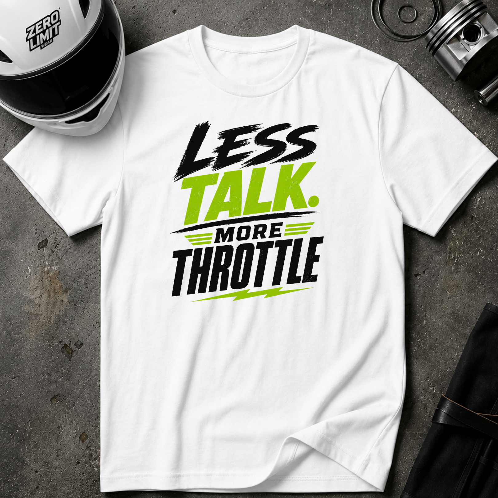 Less Talk More Throttle T-Shirt