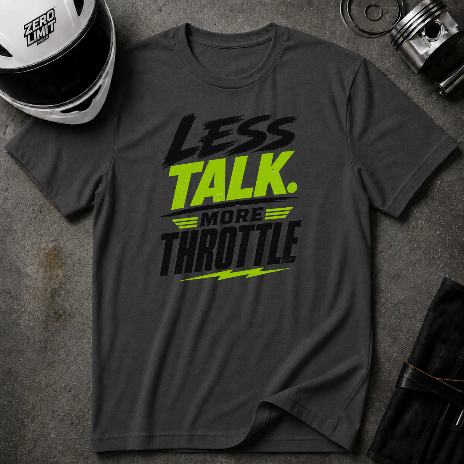 Less Talk More Throttle T-Shirt