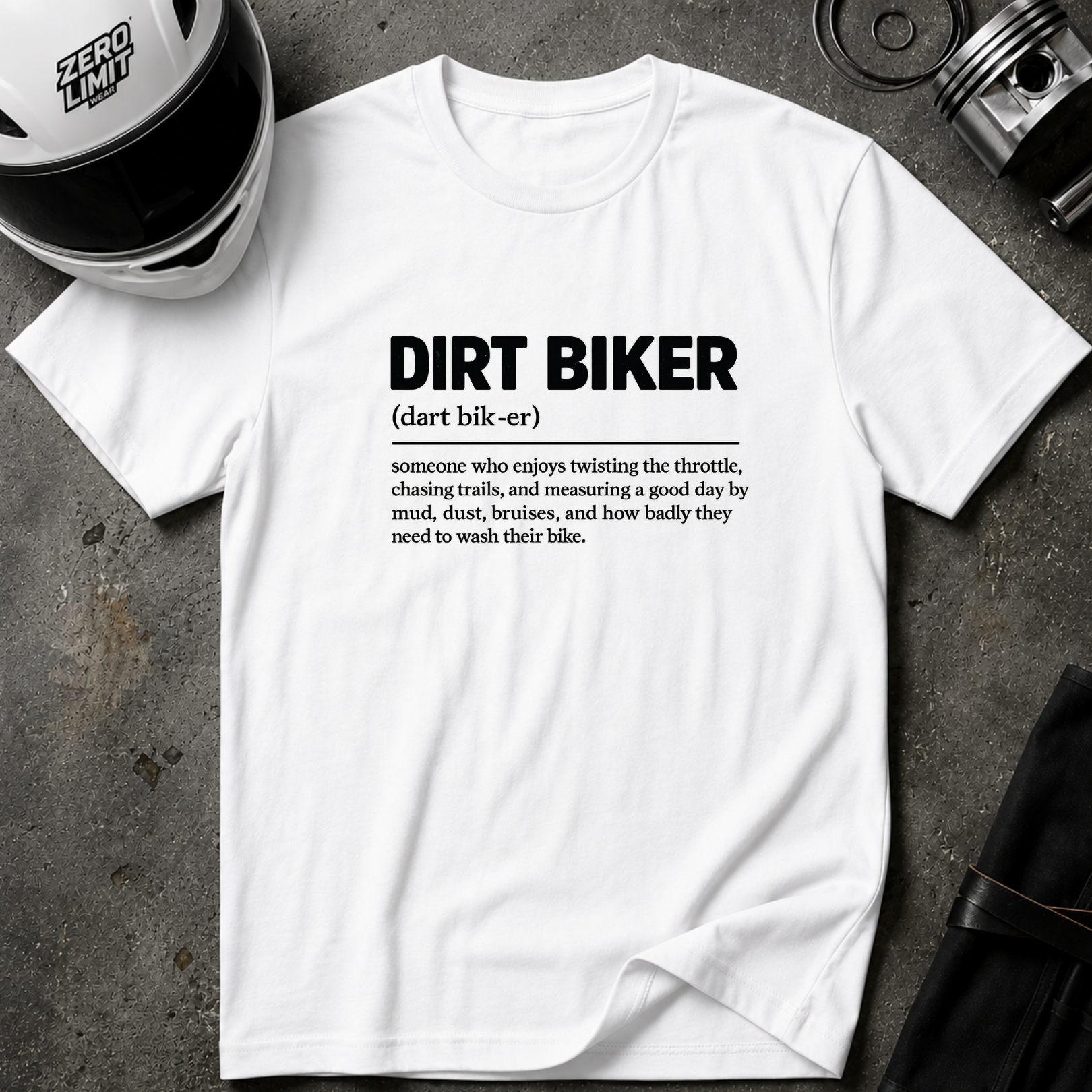 Dirt Biker Definition T-Shirt