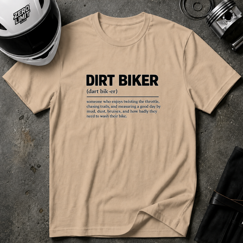 Dirt Biker Definition T-Shirt