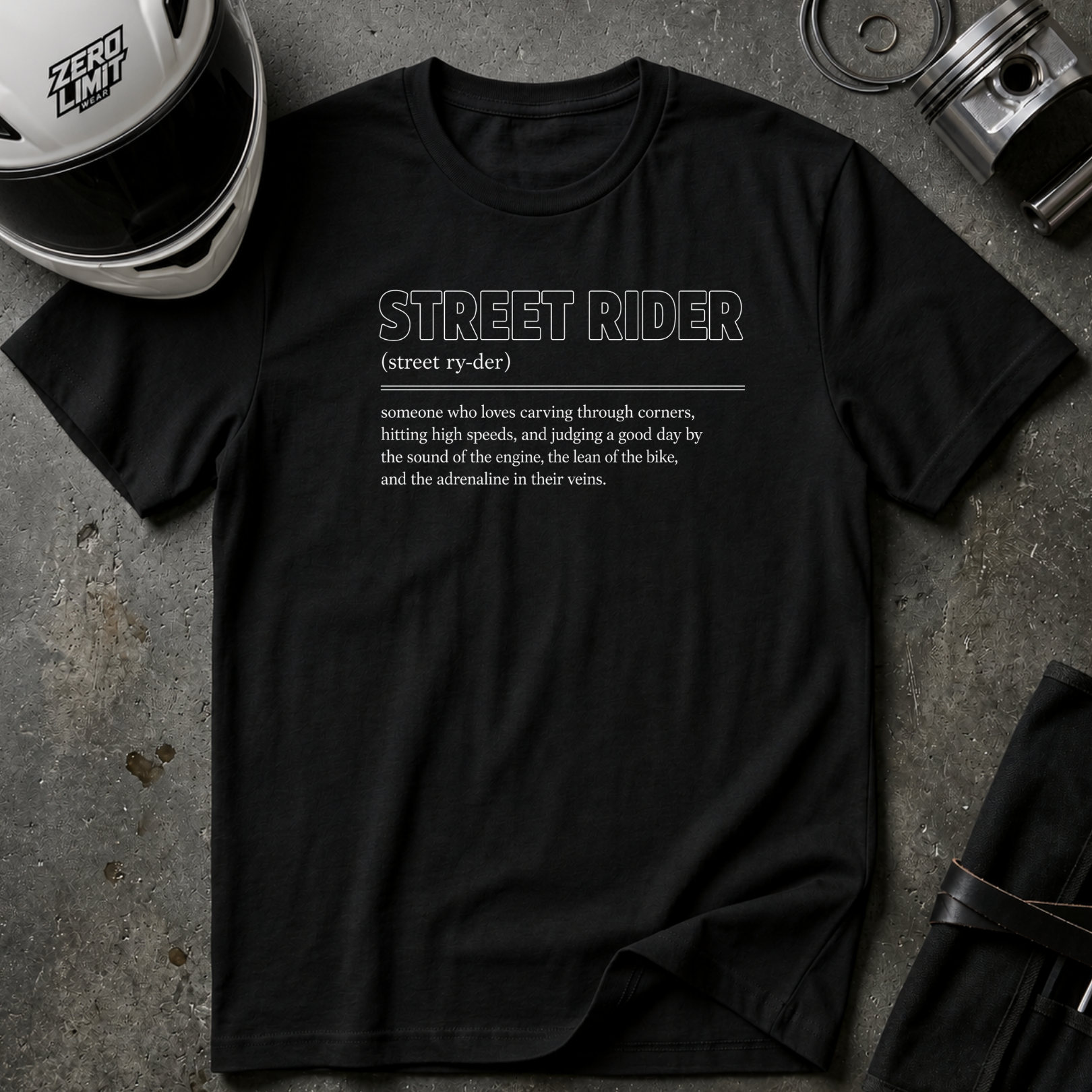 Street Rider Definition T-Shirt