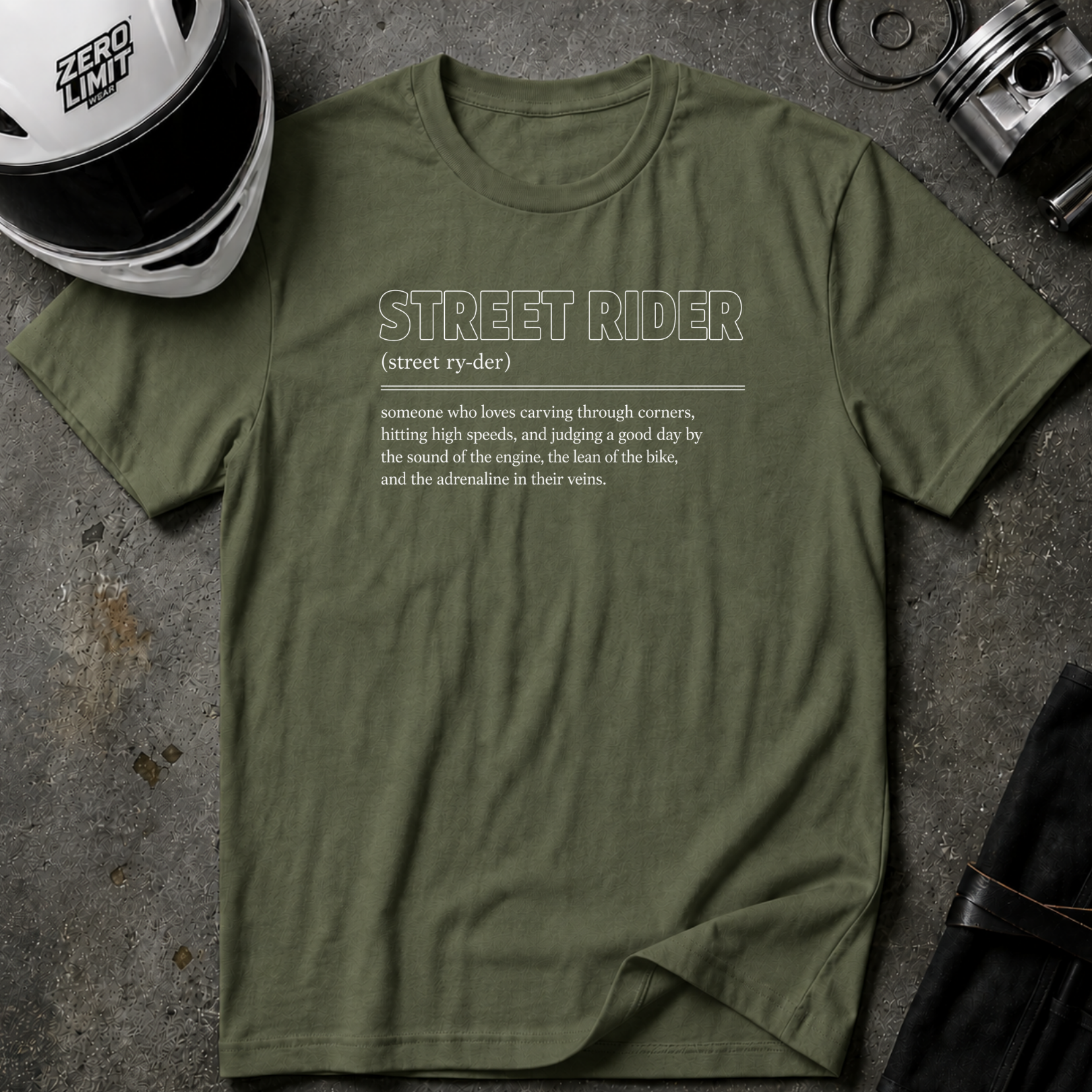 Street Rider Definition T-Shirt