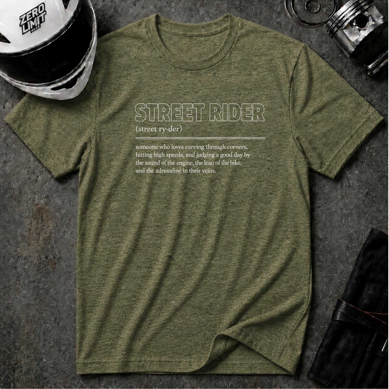 Street Rider Definition T-Shirt