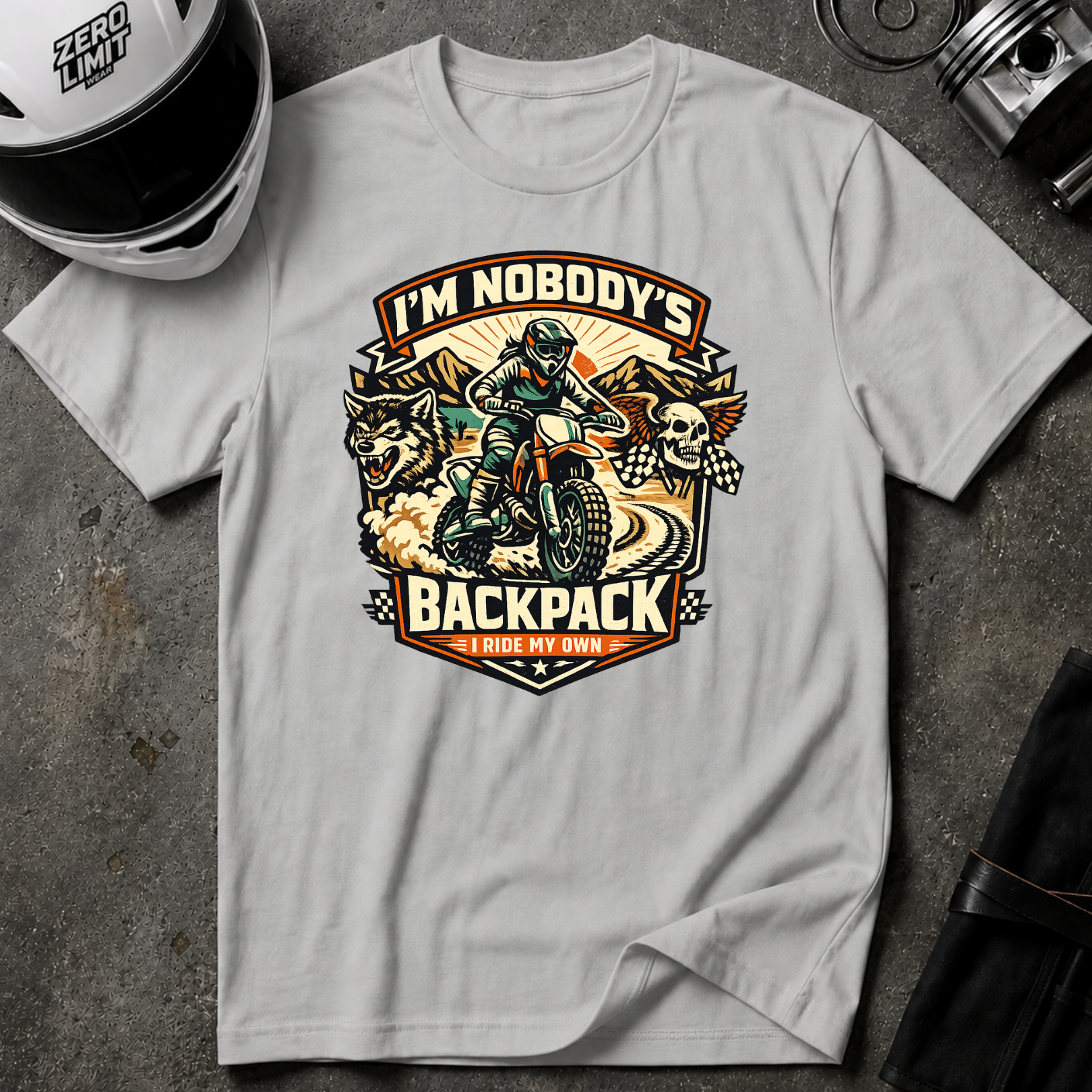 I'm Nobody's Backpack I Ride My Own T-Shirt