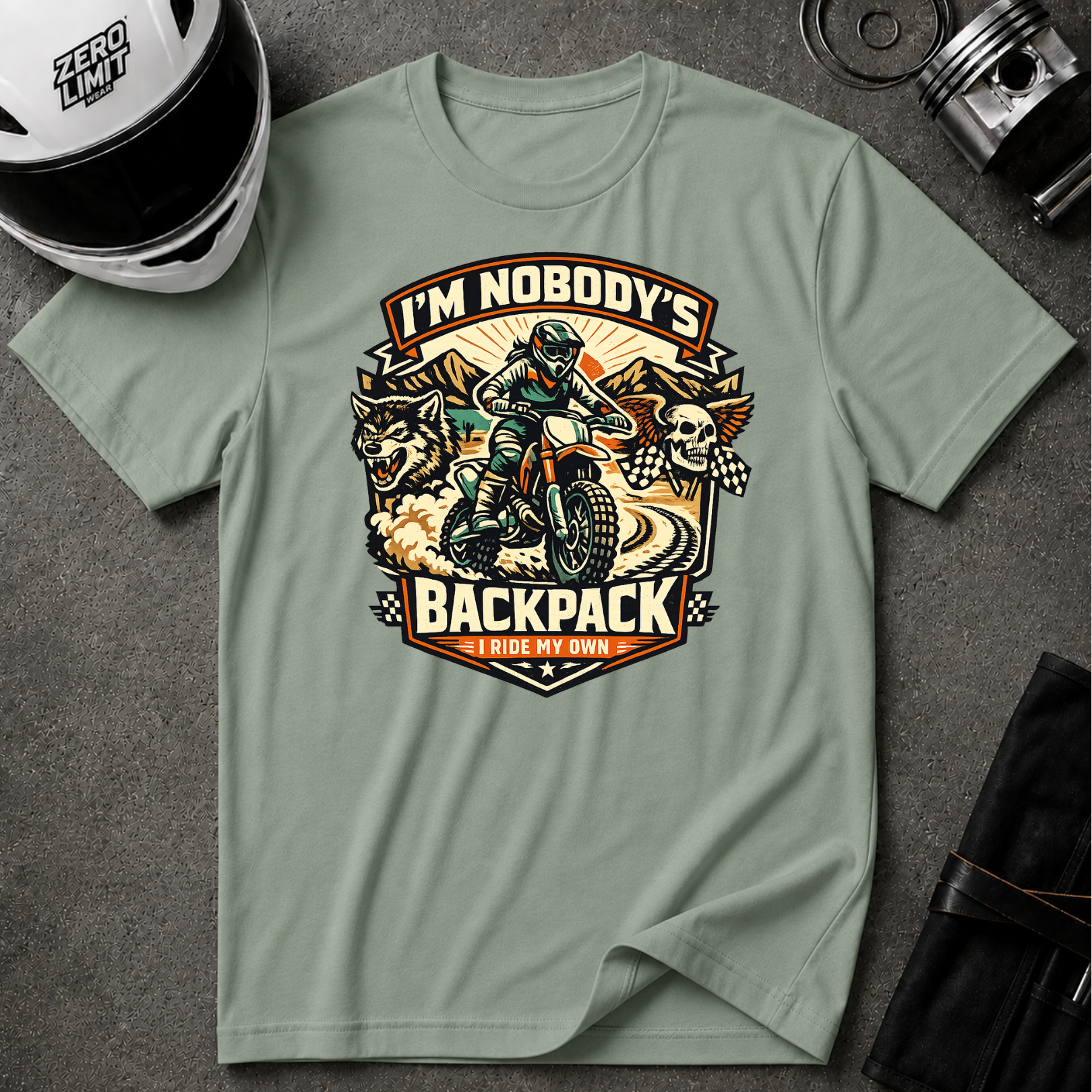 I'm Nobody's Backpack I Ride My Own T-Shirt