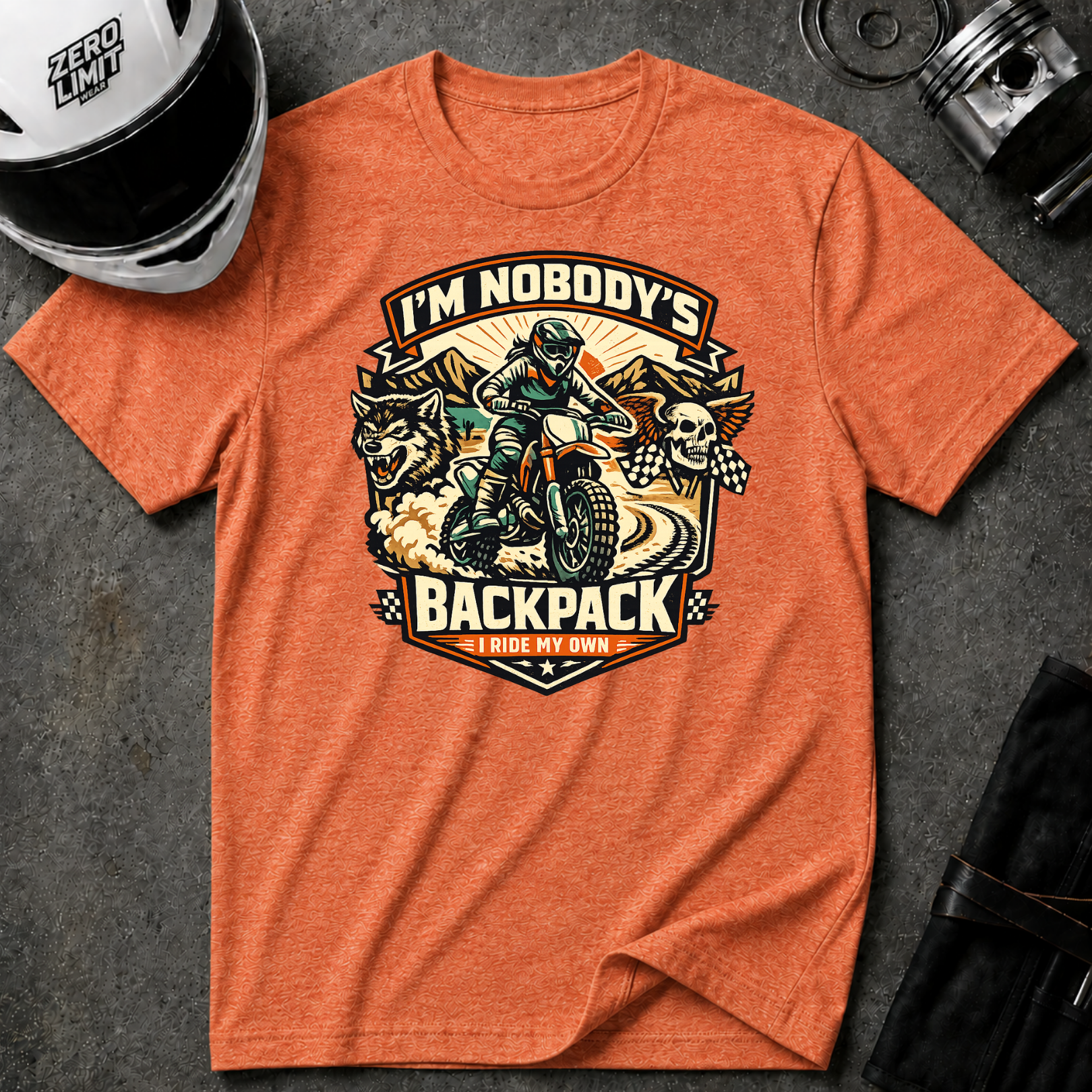 I'm Nobody's Backpack I Ride My Own T-Shirt