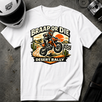 Desert Rally 'Braap or Die' Motorcycle T‑Shirt