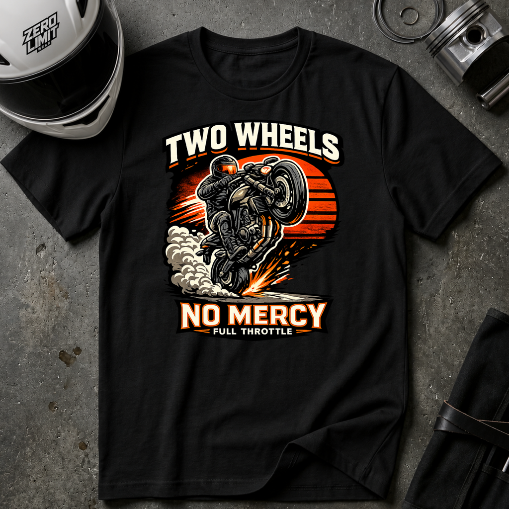 Two Wheels No Mercy T-Shirt