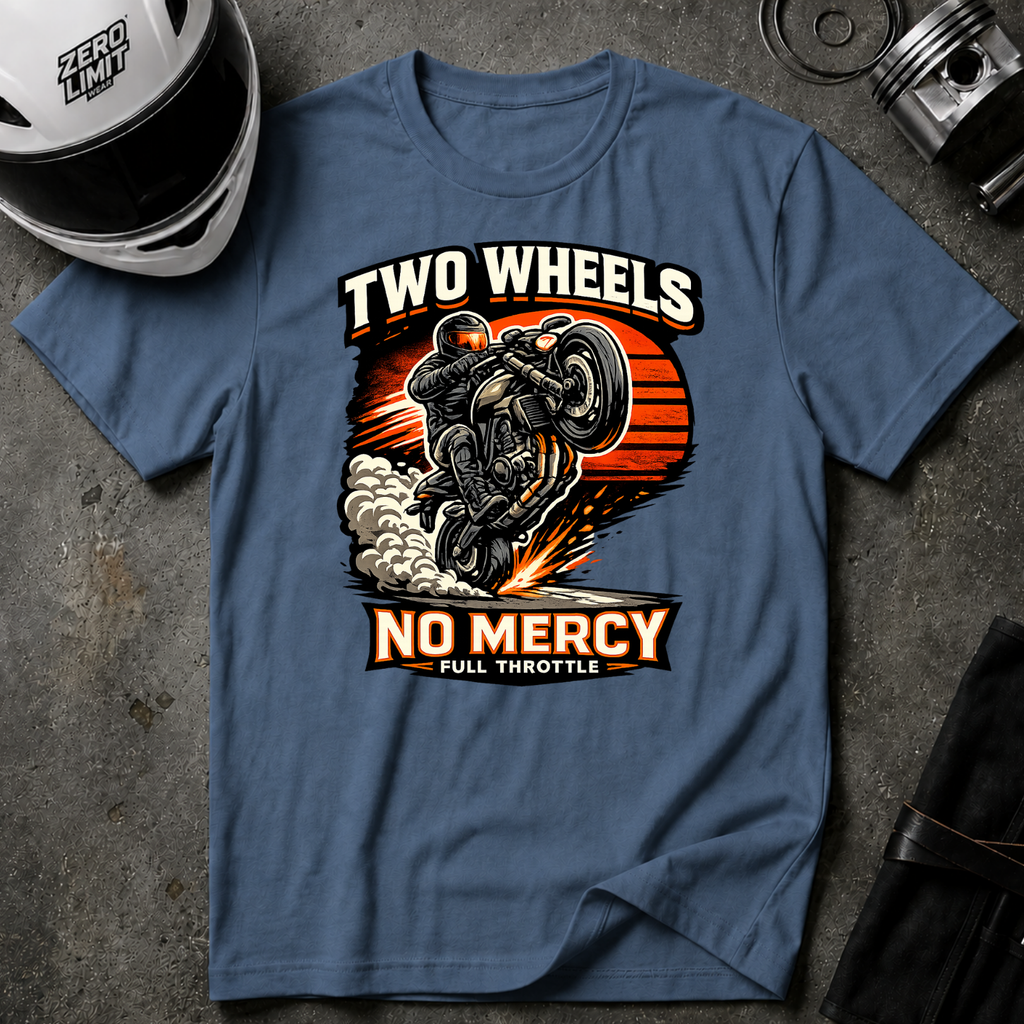 Two Wheels No Mercy T-Shirt