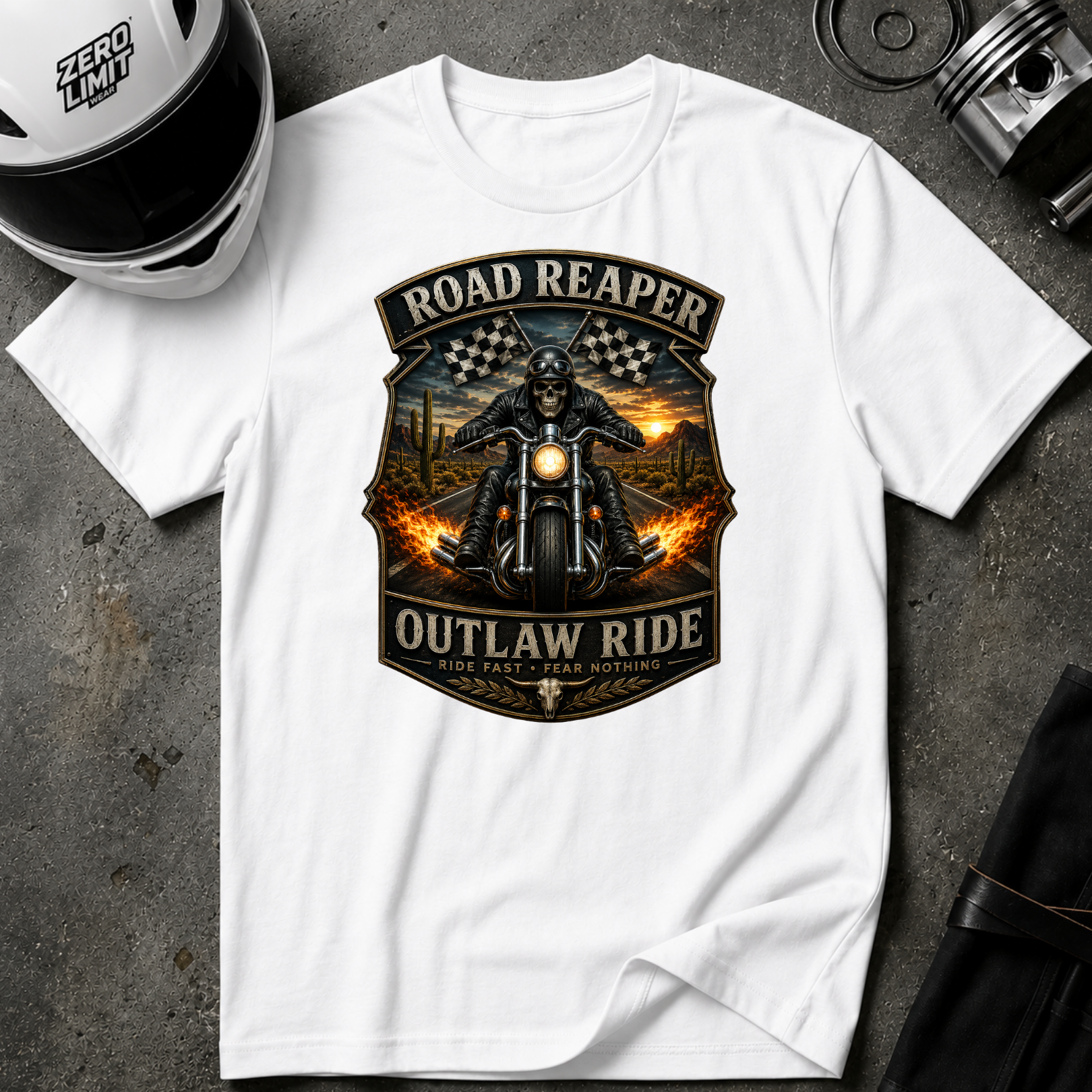 Road Reaper Outlaw Ride T-Shirt