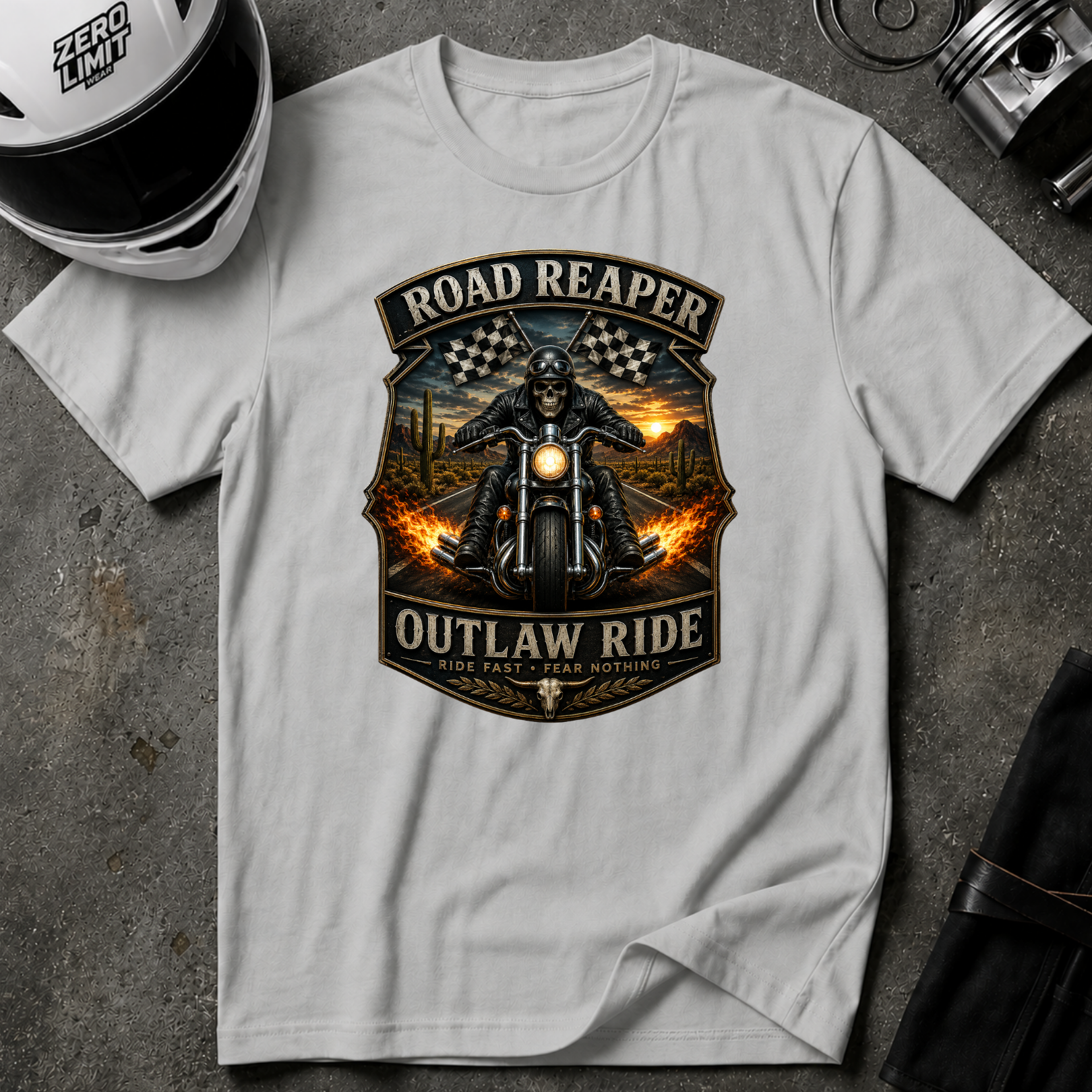 Road Reaper Outlaw Ride T-Shirt