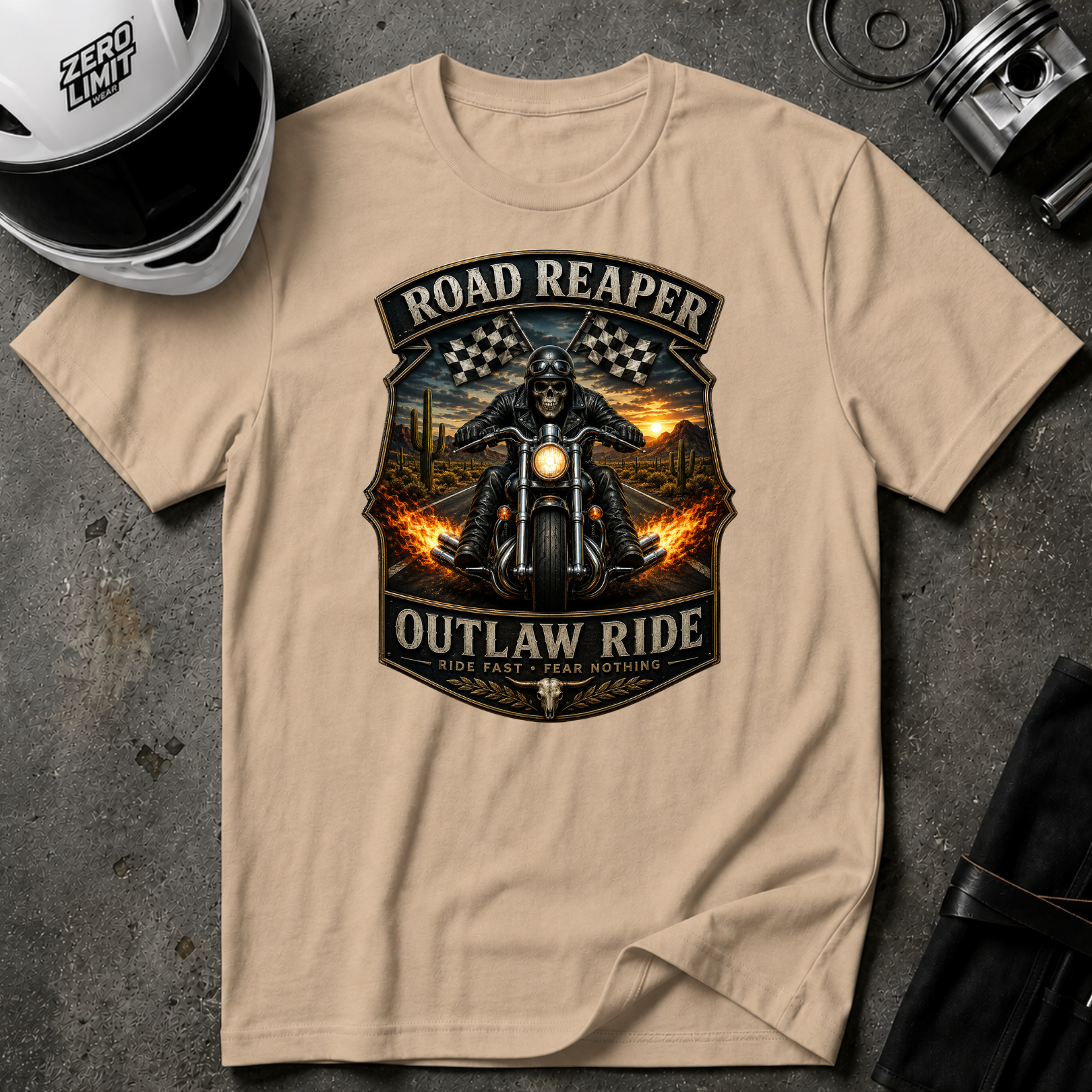 Road Reaper Outlaw Ride T-Shirt