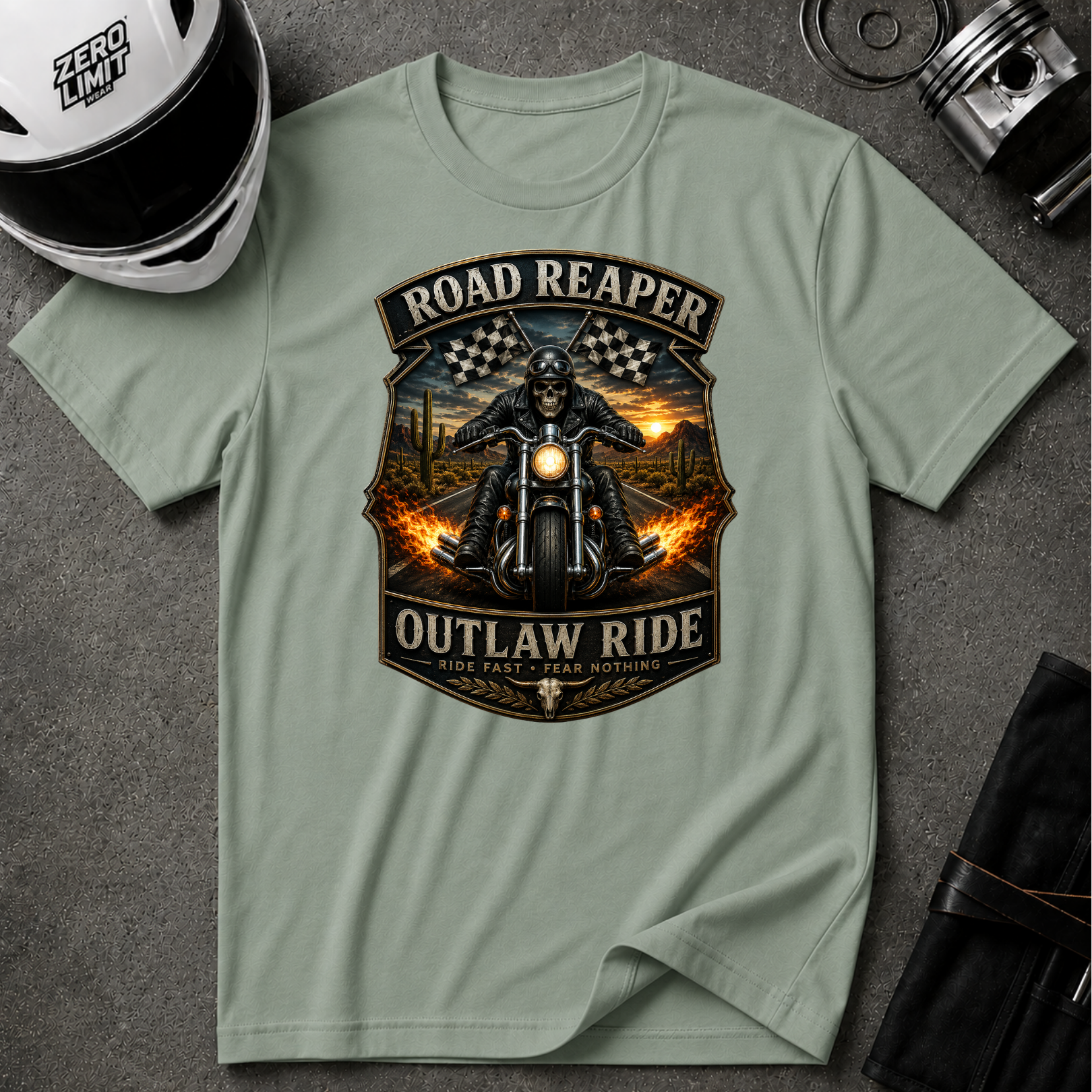 Road Reaper Outlaw Ride T-Shirt