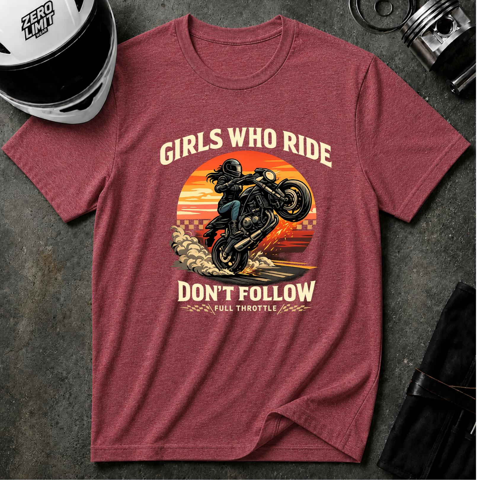 Girls Who Ride Don't Follow T-Shirt