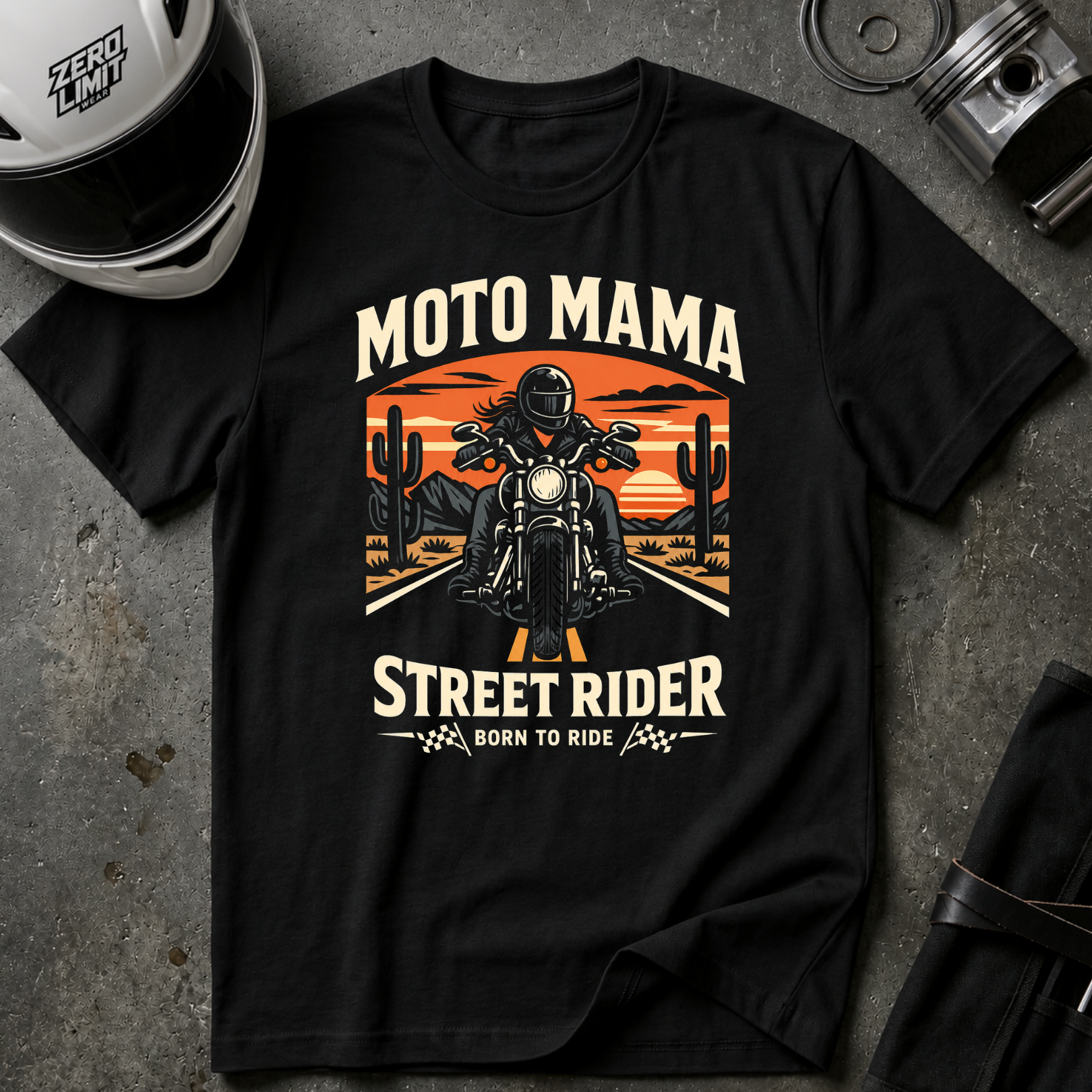 Moto Mama Street Rider T-Shirt