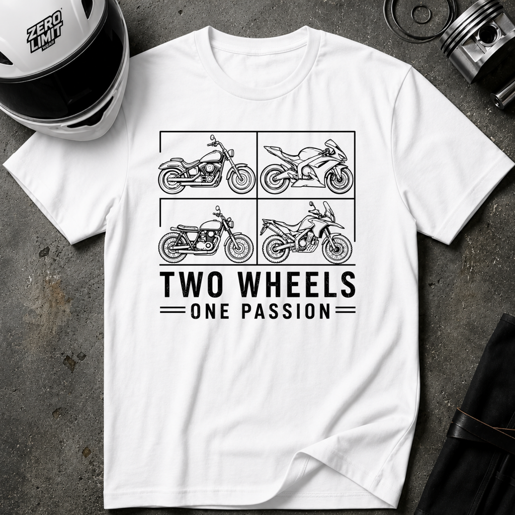 Two Wheels One Passion T-Shirt