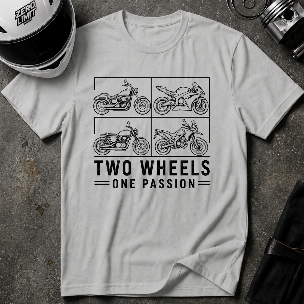 Two Wheels One Passion T-Shirt