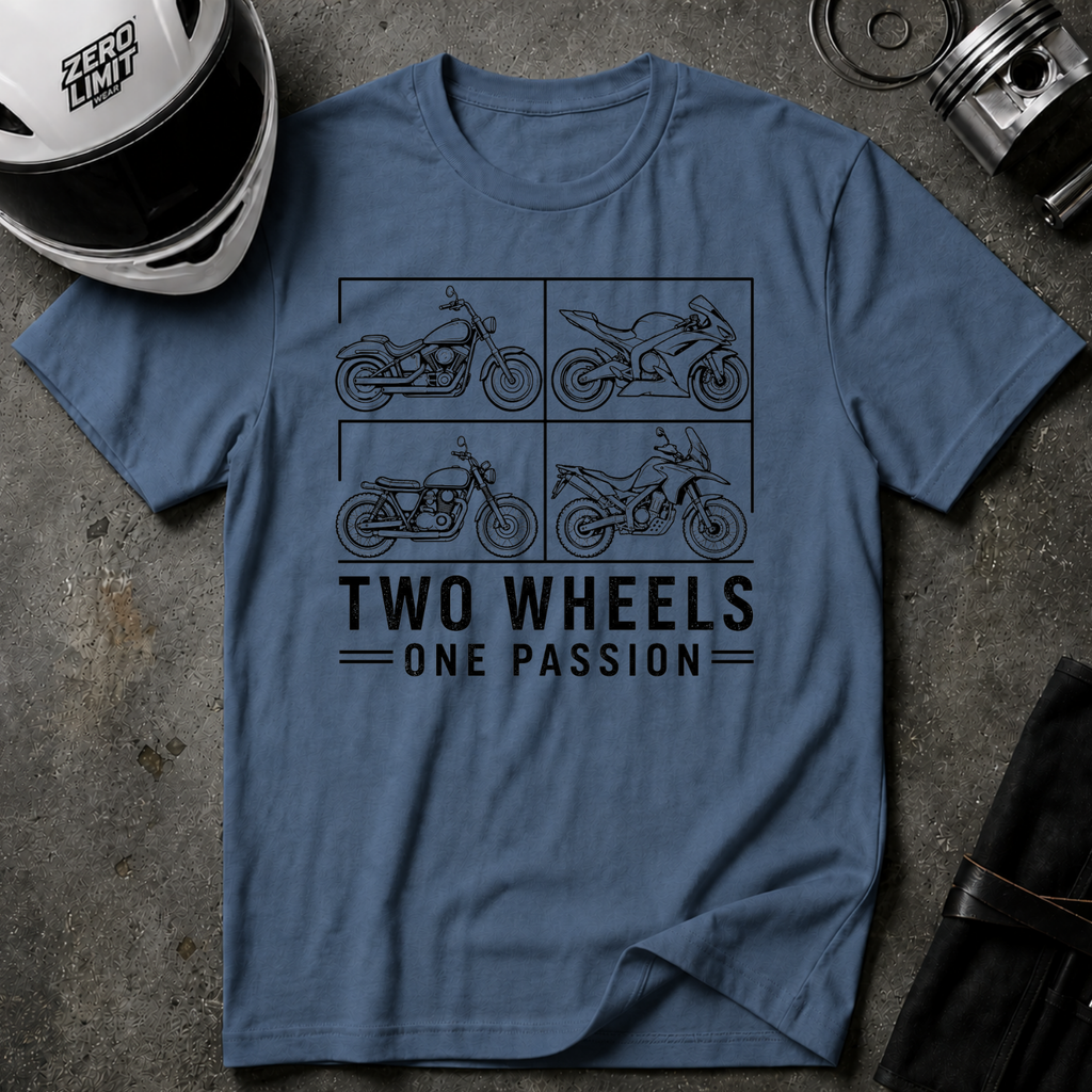 Two Wheels One Passion T-Shirt