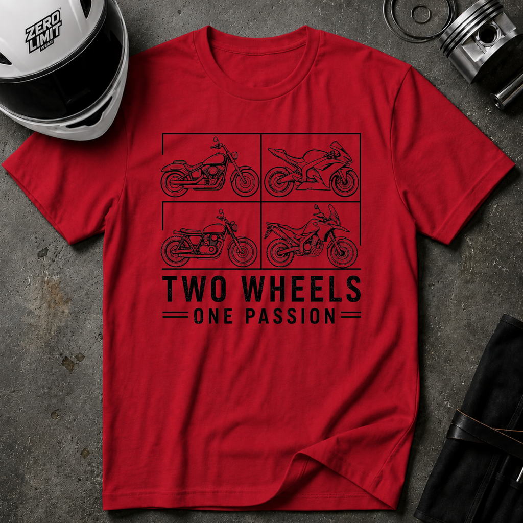 Two Wheels One Passion T-Shirt