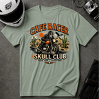 Cafe Racer Skull Club T-Shirt